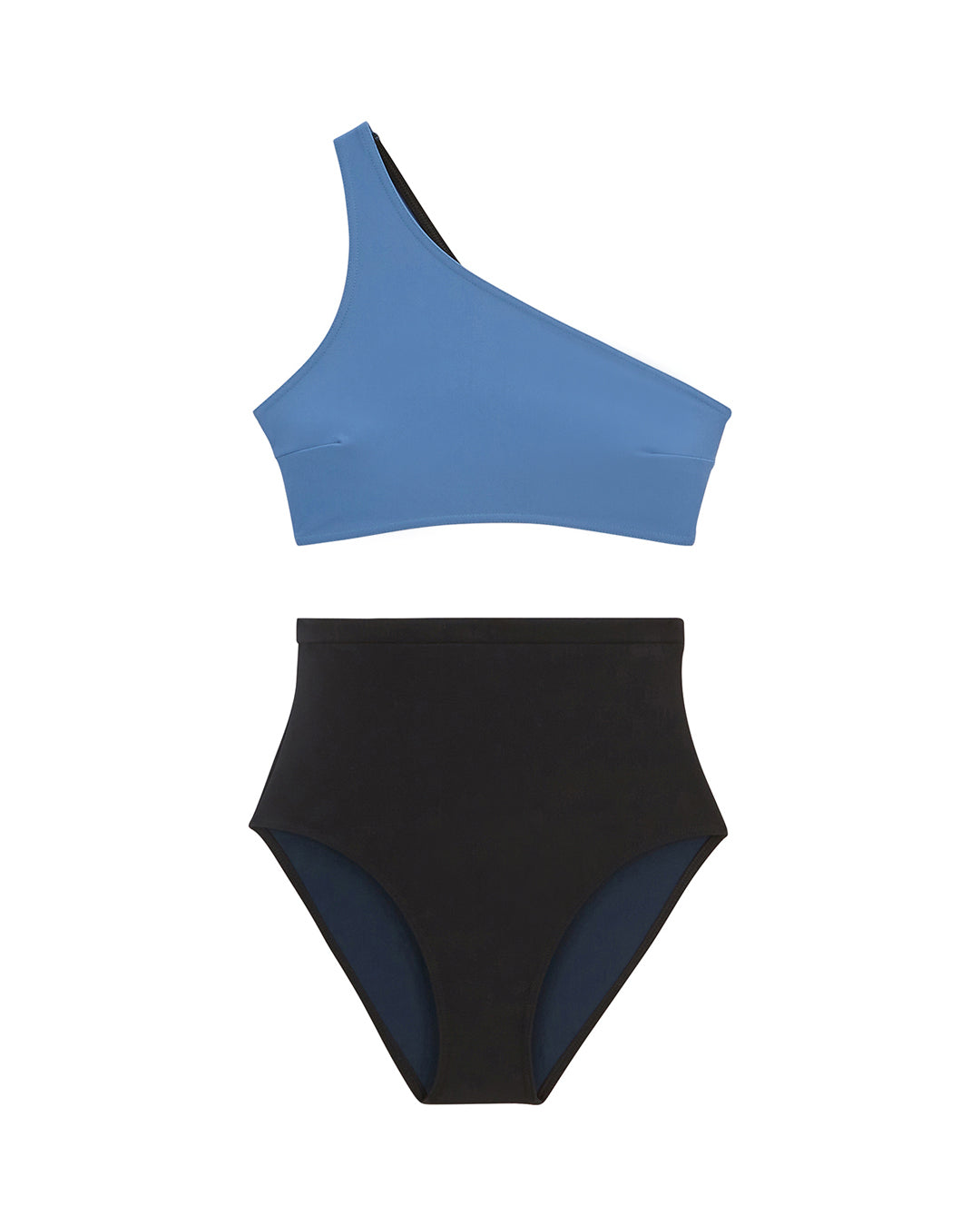 JOSEPHINE Asymmetric Bikini Top - Sky